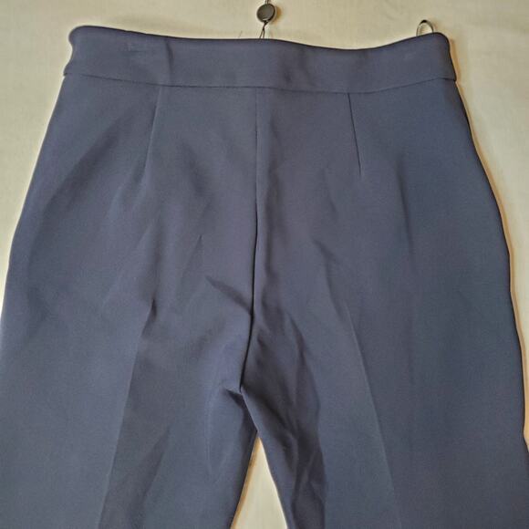 Callas Milano Women's Size 42 (US-6) NWT Lola Compact Crepe High Waist Pant Blue - Picture 6 of 9